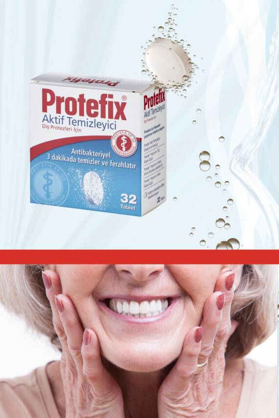 Protefix Diş Protezleri Için Aktif Temizleyici 32 Tablet - 2