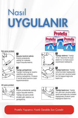 Protefix Diş Protezleri Için Alt Çene Yapıştırıcı Yastık 30 Adet - 4