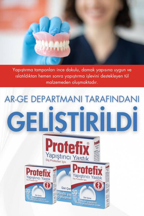 Protefix Diş Protezleri Için Üst Çene Yapıştırıcı Yastık 30 Adet - 2