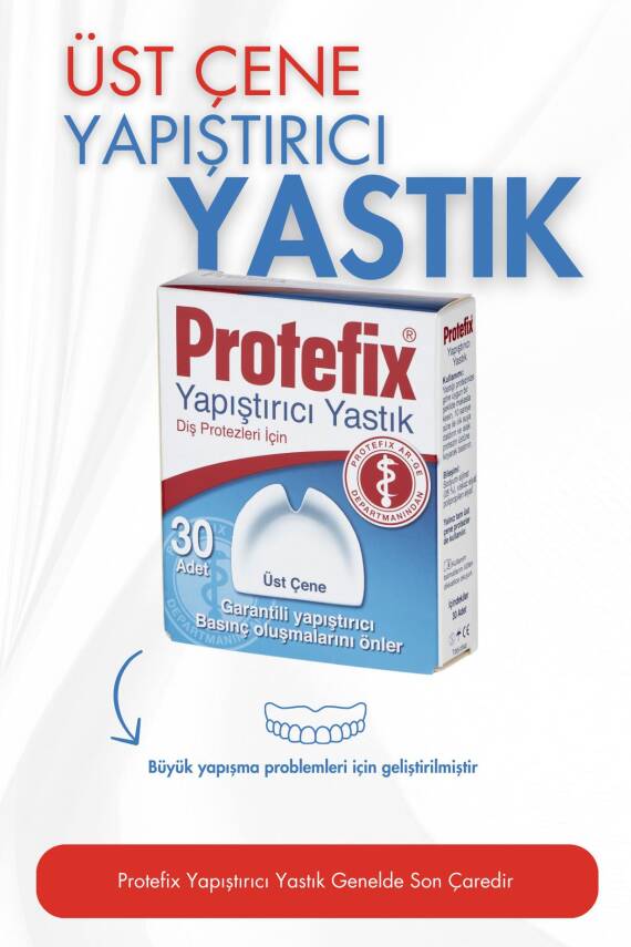 Protefix Diş Protezleri Için Üst Çene Yapıştırıcı Yastık 30 Adet - 3
