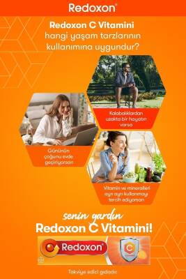 Redoxon Essential C Vitamini 15 Efervesan Tablet I 1000 Mg C Vitamini Içeren Takviye Edici Gıda - 8