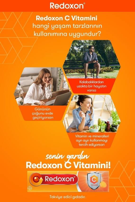 Redoxon Essential C Vitamini 15 Efervesan Tablet I 1000 Mg C Vitamini Içeren Takviye Edici Gıda - 8