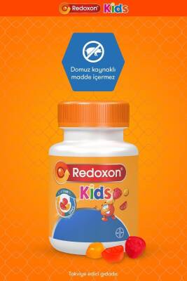 Redoxon Kids 60 Çiğnenebilir Gummy I Çocuklar Için C Vitamini, D Vitamini Ve Çinko Içeren Takviye - 5