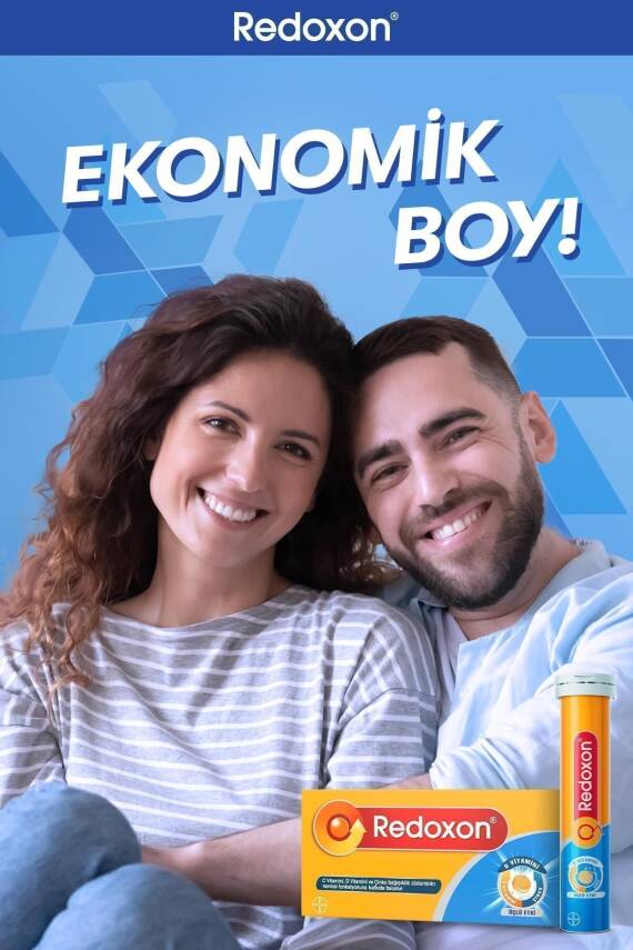 Redoxon Üçlü Etki 30 Efervesan Tablet I 1000 Mg C Vitamini, D Vitamini Ve Çinko Içeren Takviye Edici - 2