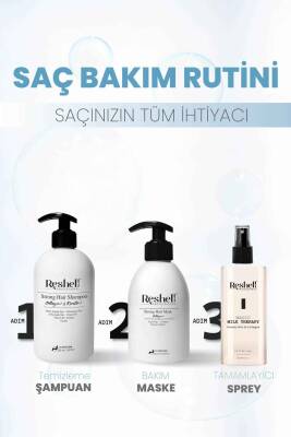 Reshell Kuru Yıpranmış Boyalı Saçlar Için Onarıcı Ve Besleyici Argan Yağlı Kolajen Saç Bakım Maskesi 300 ml - 6