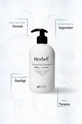 Reshell Saç Dökülmesi Bakım Şampuanı At Kuyruğu Özlü Tuzsuz Kolajen Ve Keratin Katkılı 500 Ml - Reshell