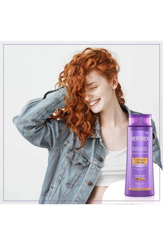 Restorex Collagen & Biotin Hacimsiz Saçlar Için Dolgunlaştırıcı Şampuan 500ml - 7