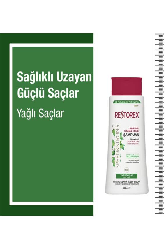 Restorex İnce Telli Yağlı Saçlar İçin Sağlıklı Uzama Etkili Şampuan 500 ml - 2
