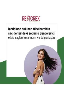Restorex İnce Telli Yağlı Saçlar İçin Sağlıklı Uzama Etkili Şampuan 500 ml - 4