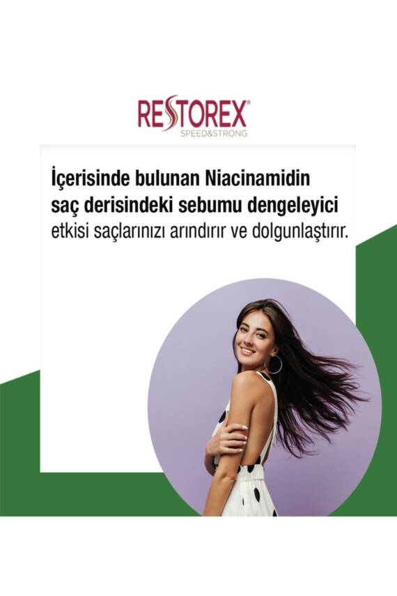 Restorex İnce Telli Yağlı Saçlar İçin Sağlıklı Uzama Etkili Şampuan 500 ml - 4