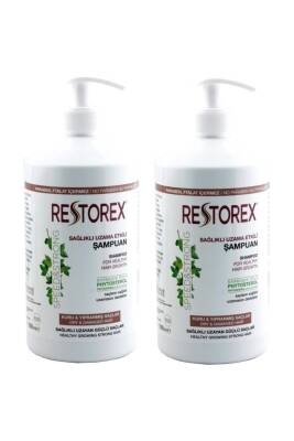 Restorex Şampuan 1000 ml Kuru Yıpranmış Saçlar Için X 2 Adet - Restorex