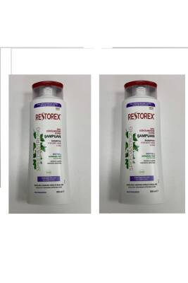 Restorex Sampuan Sağlıklı Uzama Etkili 500 ml Saç Dökülmesine Karşı X 2 Adet - Restorex