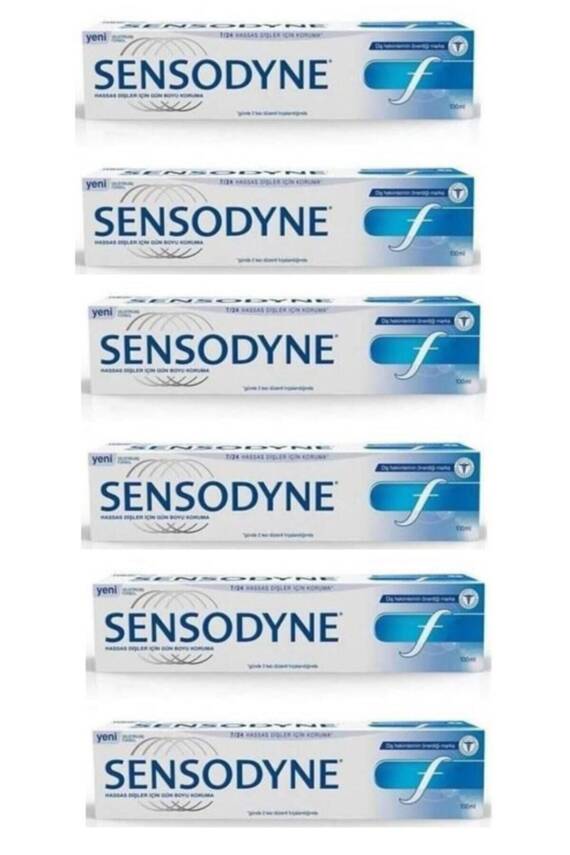 Sensodyne Florürlü Diş Macunu 100 ml X 6 - 1