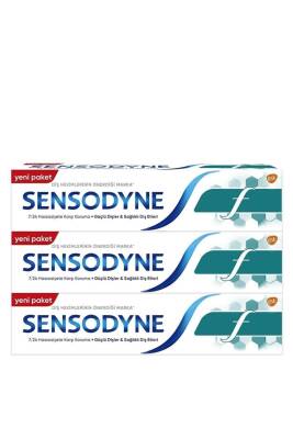Sensodyne Günlük Koruma Florürlü Diş Macunu 100ml x 3 - Sensodyne