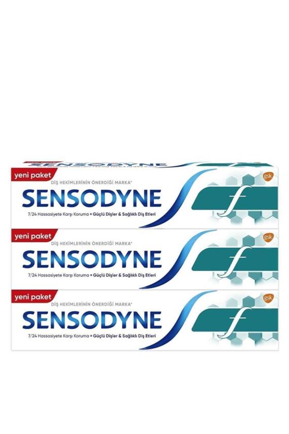 Sensodyne Günlük Koruma Florürlü Diş Macunu 100ml x 3 - 1