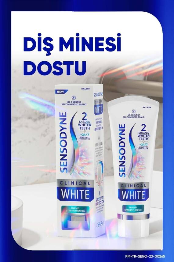 Sensodyne Klinik Beyazlık Güçlü Diş Minesi Diş Macunu 75ml - 7