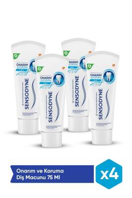 Sensodyne Onarım Ve Koruma 75ml Naneli Diş Macunu 4'lü Paket - Sensodyne