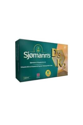 Sjomann's Vitamin D3K2 30 Çiğneme Tableti - 1