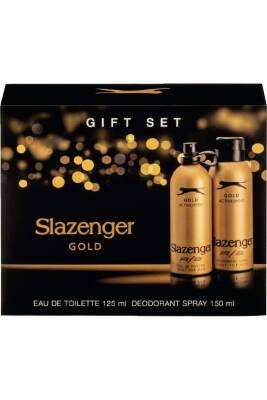 Slazenger Gold Edt 125ml Erkek Parfüm + 150ml Erkek Deodorant Kofre Set - Slazenger