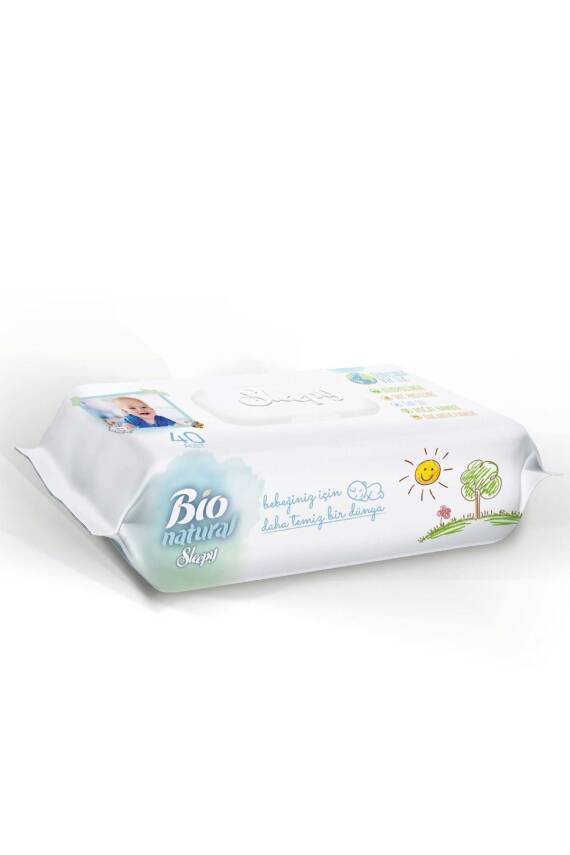 Sleepy Bio Natural Islak Havlu 40 Yaprak - 2