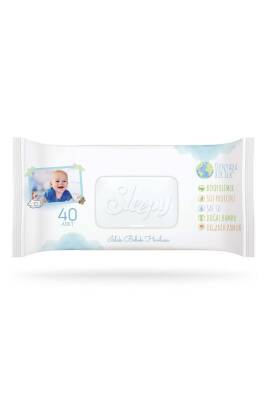 Sleepy Bio Natural Islak Havlu 40 Yaprak - 1