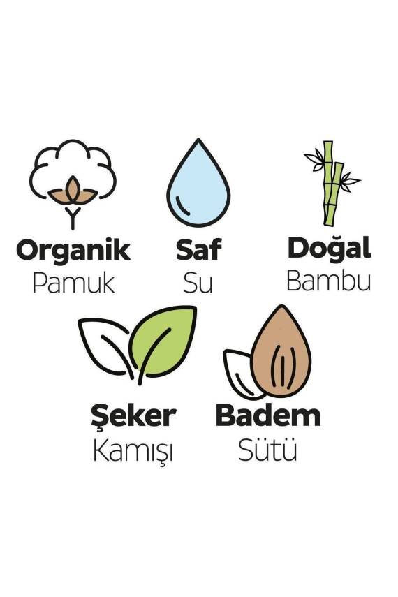 Sleepy Bio Natural Yenidoğan Islak Bebek Bakım Havlusu 12x40 (480 YAPRAK) - 3