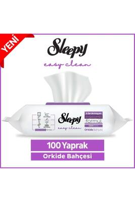 Sleepy Easy Clean Orkide Bahçesi Yüzey Temizlik Havlusu&mendili 100 Yaprak - Sleepy