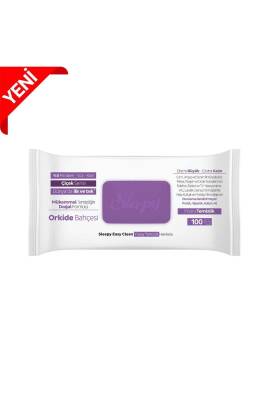 Sleepy Easy Clean Orkide Bahçesi Yüzey Temizlik Havlusu&mendili 100 Yaprak - 3