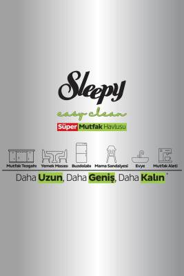 Sleepy Easy Clean Süper Yüzey Temizlik Mutfak Havlusu&mendili Bergamot Yağlı 50 Yaprak - 5
