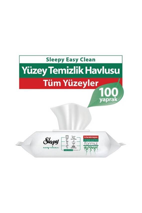 Sleepy Easy Clean Yüzey Temizlik Havlusu 100 Yaprak - 1