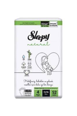 Sleepy Natural Jumbo Maxi 4 Beden 52'li Bebek Bezi - 1