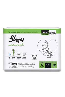 Sleepy Natural Jumbo 6 No Xl 15-25 Kg 32'li - Sleepy