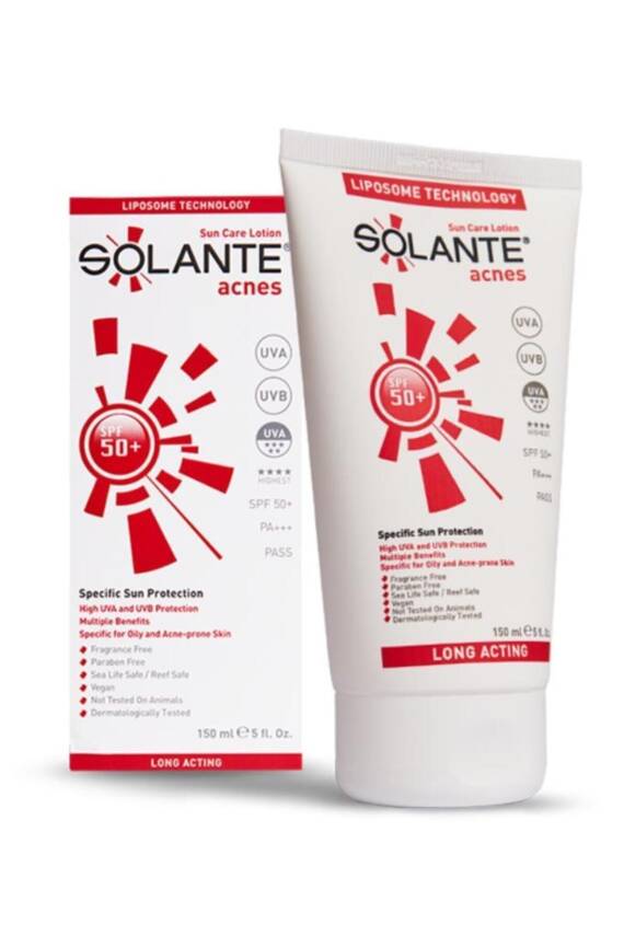 Solante Acnes Spf 50 Güneş Koruyucu Losyon 150 ml - 1