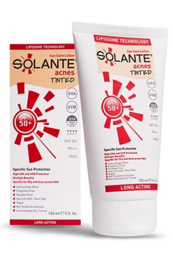 Solante Acnes Tinted Spf 50 Losyon 150 ml - 1