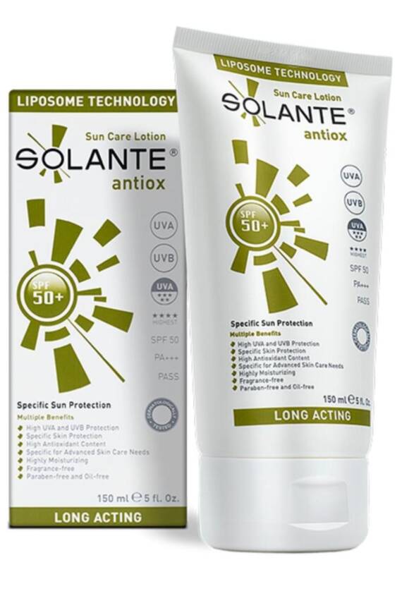 Solante Antiox Spf 50 Güneş Koruyucu Losyon 150 ml - 1