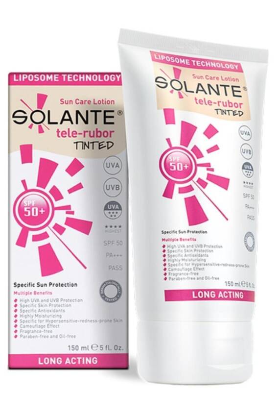 Solante Telerubor Tinted Spf 50 Losyon 150 ml - 1