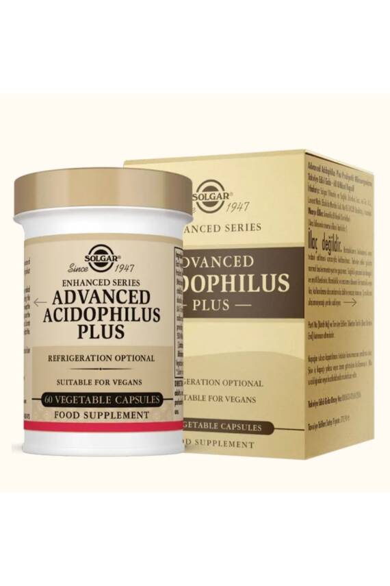 Solgar Advanced Acidophilus Plus 60 Kapsül - 1