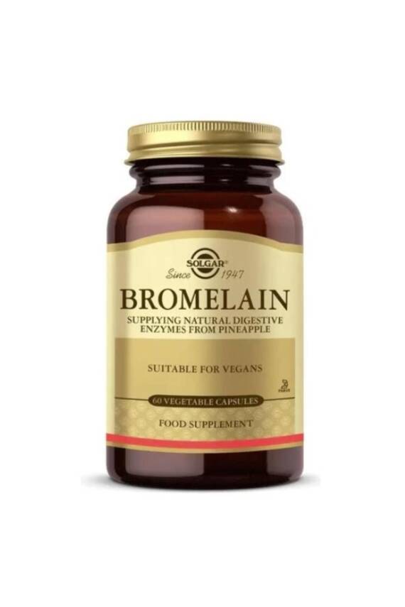 Solgar Bromelain 150 Mg 60 Kapsül - 1