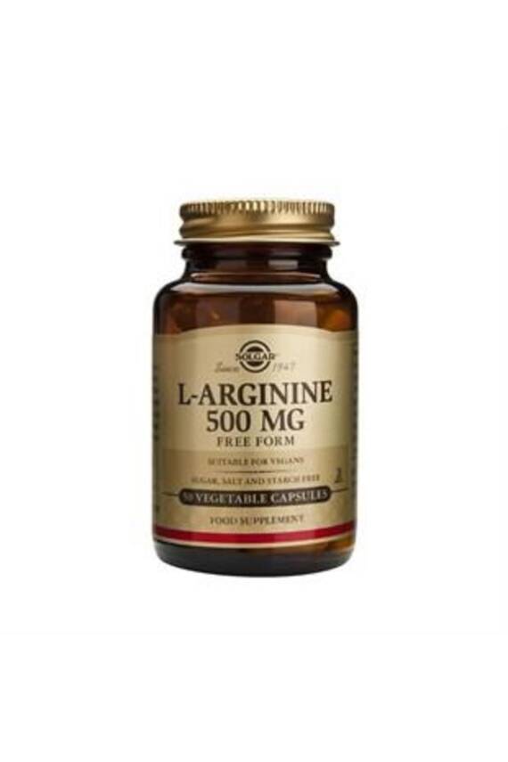 Solgar L-Arginine 500mg 50 Kapsül - 1