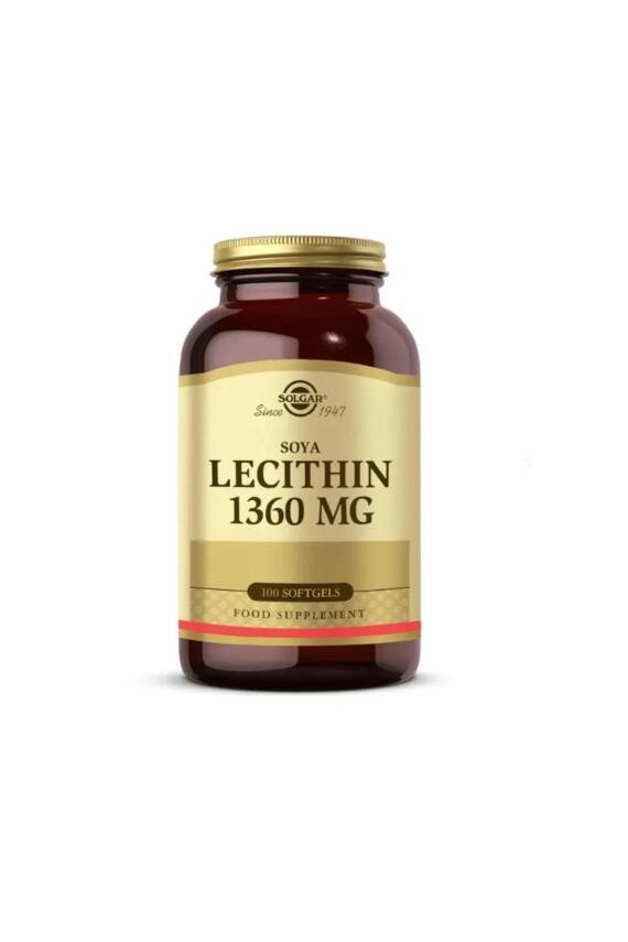 Solgar Lecithin 1360 Mg 100 Kapsül - 1