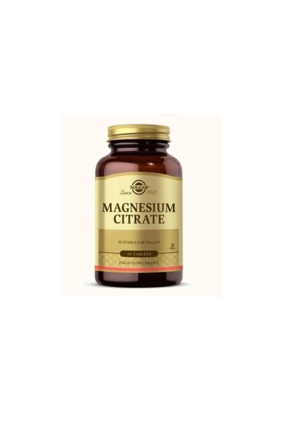 Solgar Magnesium Citrate 200 Mg 60 Tablet Mineral - 1