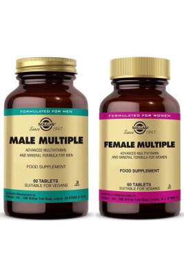 Solgar Male Multiple 60 Tablet Female Multiple 60 Tablet - 1
