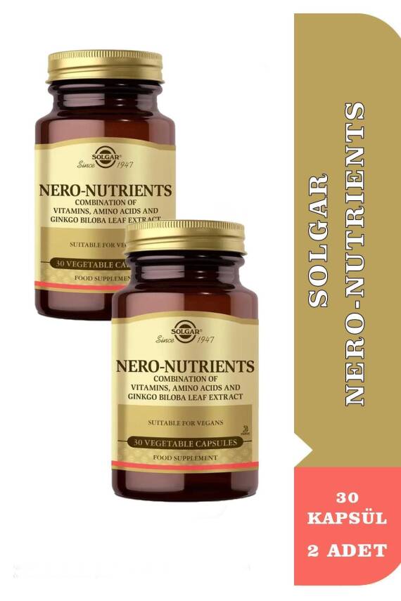 Solgar Nero Nutrients 30 Tablet 2 Adet - 1