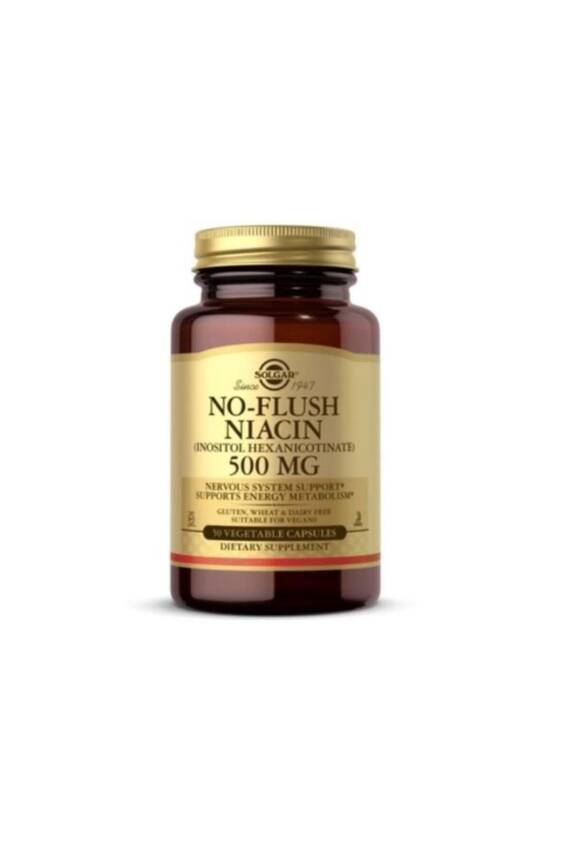 Solgar No Flush Niacin 500 Mg 50 Kapsül - 1