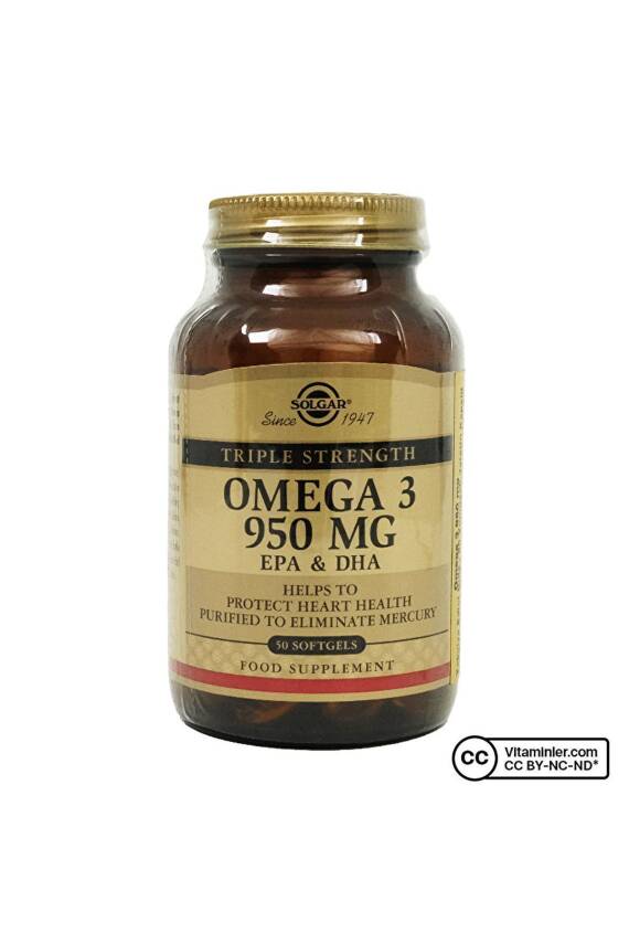 Solgar Omega 3 950 Mg 50 Softgel Kapsül - 1