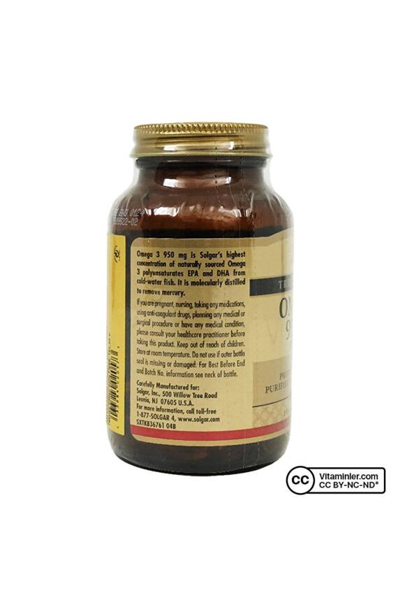 Solgar Omega 3 950 Mg 50 Softgel Kapsül - 3