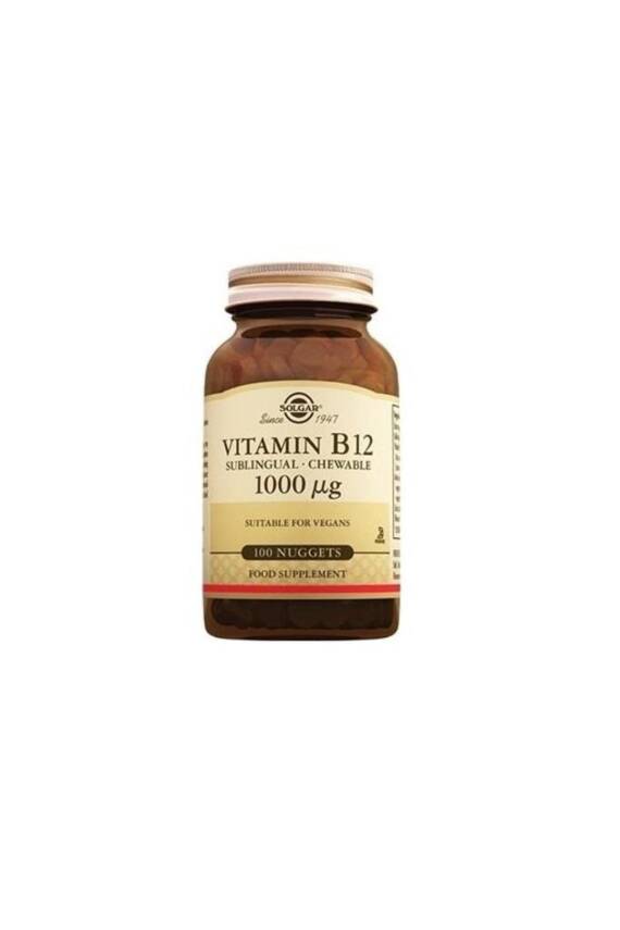 Solgar Vitamin B12 1000 Mcg 100 Dilaltı Tablet - 1