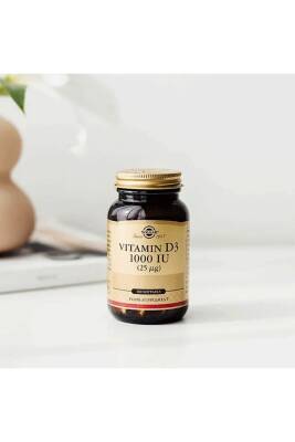Solgar Vitamin D3 1000IU 100 Kapsül - 4