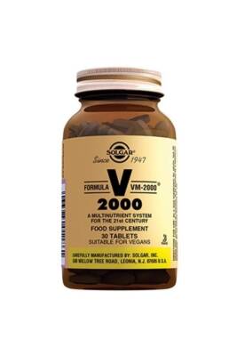 Solgar VM 2000 Multivitamin 30 Tablet - Solgar