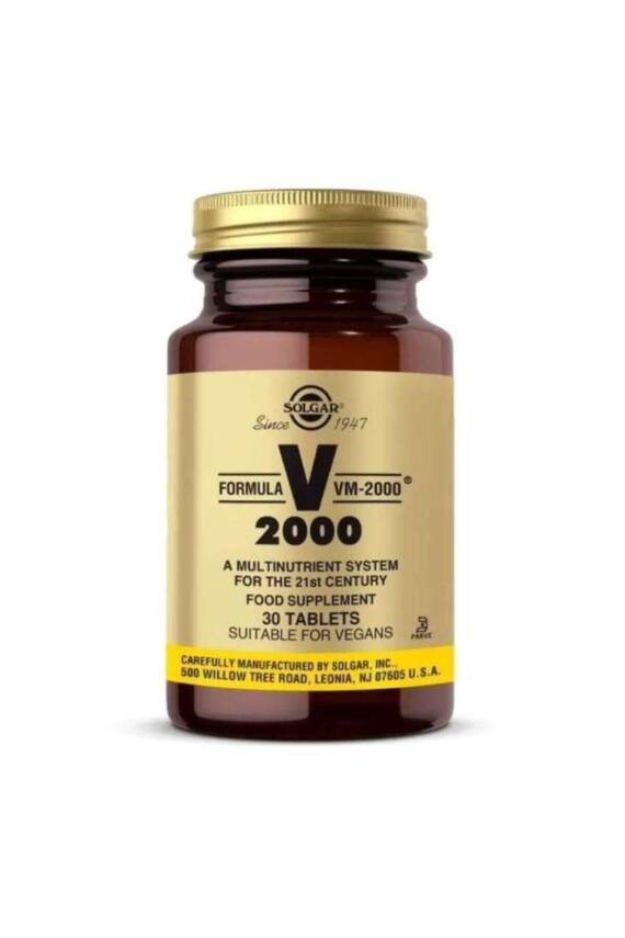 Solgar VM 2000 Multivitamin 30 Tablet - 2